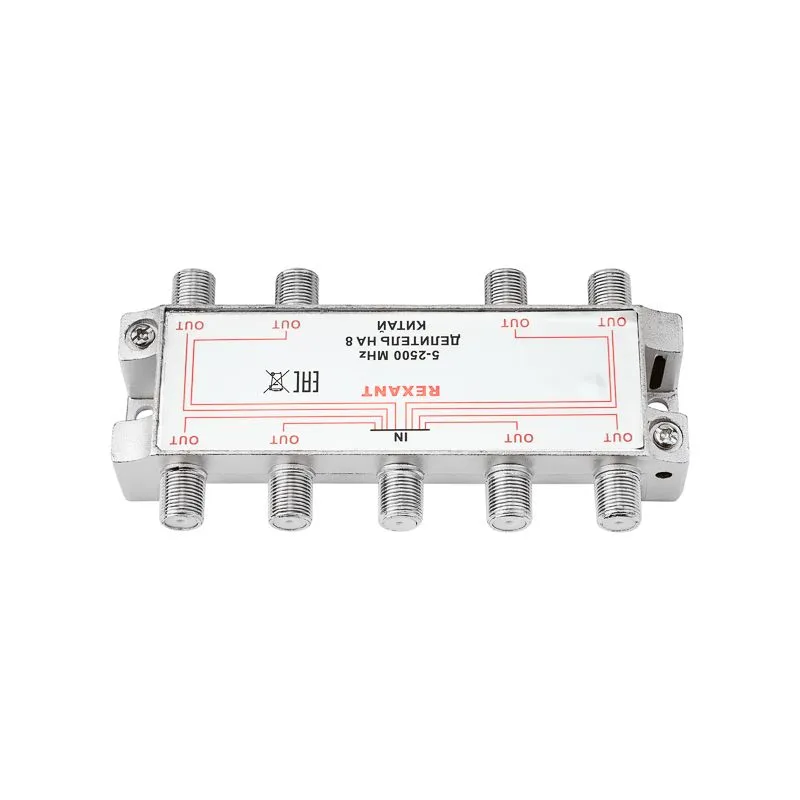 Делитель ТВх8 под F-разъем, 5-2500МГц СПУТНИК REXANT - Фото 3