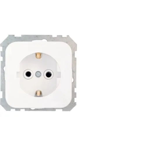 Розетка с заземляющим контактом скрытой установки РС16-493 з