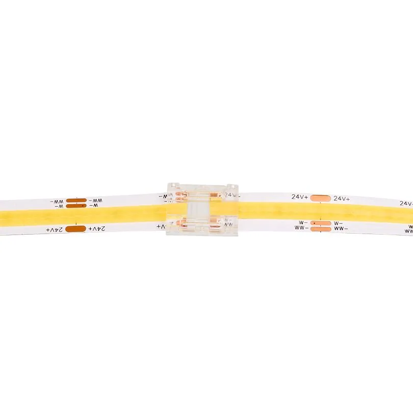 Коннектор WOLTA WLS-3PIN-CCT-COB-10MM-I последовательный для ленты COB CCT шириной 10мм. Цена за 1 шт., мин. кратность 3 шт.