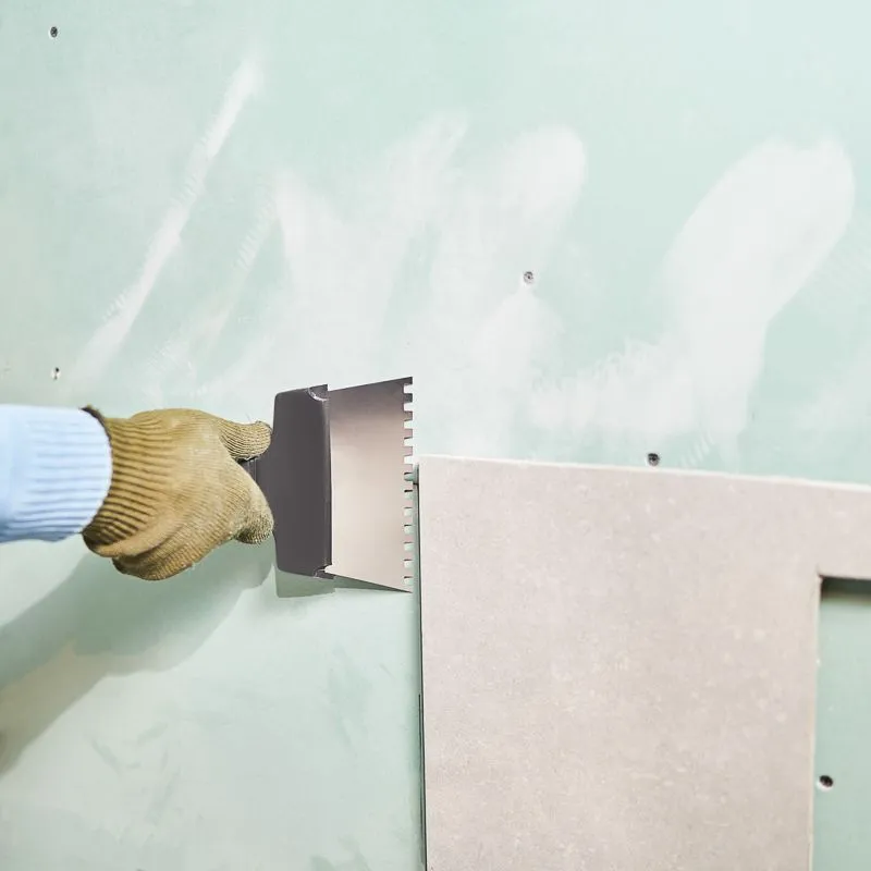 Шпатель фасадный REXANT 150 мм зуб 6х6 нержавеющая сталь, пластмассовая ручка - Фото 2