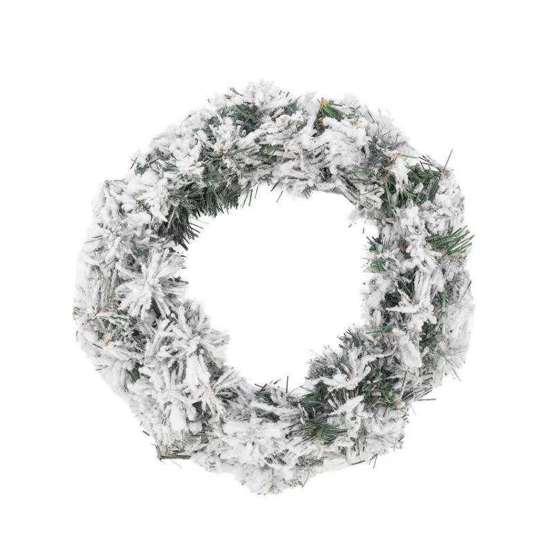 Заснеженный еловый венок NEON-NIGHT Ø 30 см, ПВХ - Фото 3