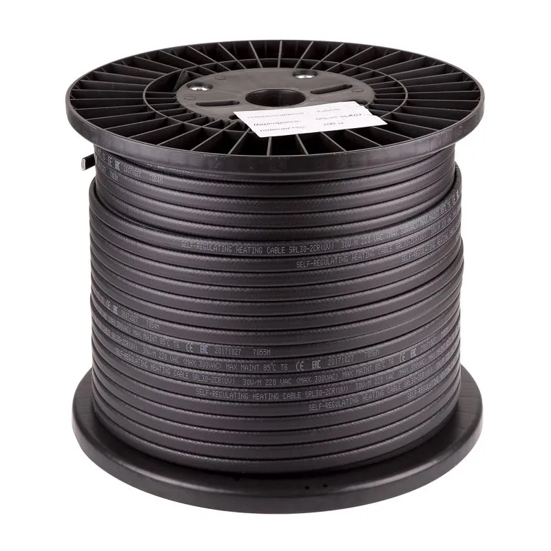 Кабель греющий саморегулирующийся SRL 30-2CR, экранированный, UV, 30Вт/м, 200м PROconnect 51-0636