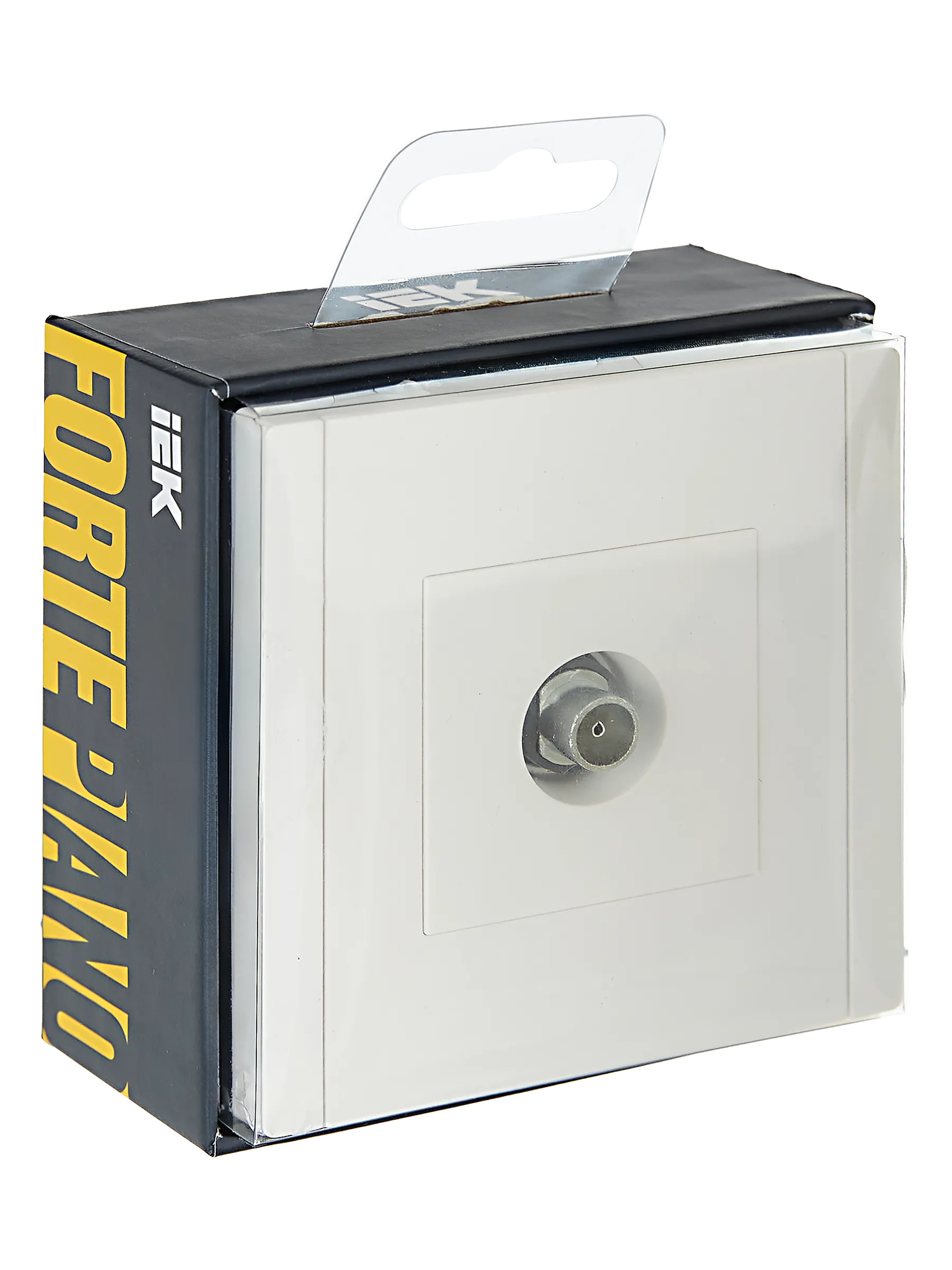 FORTE&PIANO Розетка TV оконечная FP228 белый IEK - Фото 2