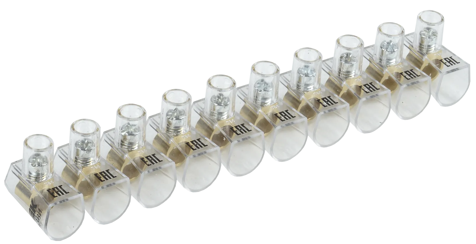 Зажим винтовой концевой изолированный КЗВИ 10мм2 (10x1)IEK