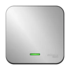 Выключатель 1-кл. ОП Blanca 10А IP20 (сх. 1) 250В с подсветкой с изолир. пластиной алюм. SE BLNVA101113 1210541