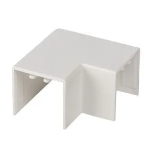 Поворот 90 гр. (25х25) (4 шт) белый EKF-Plast abw-25-25x4