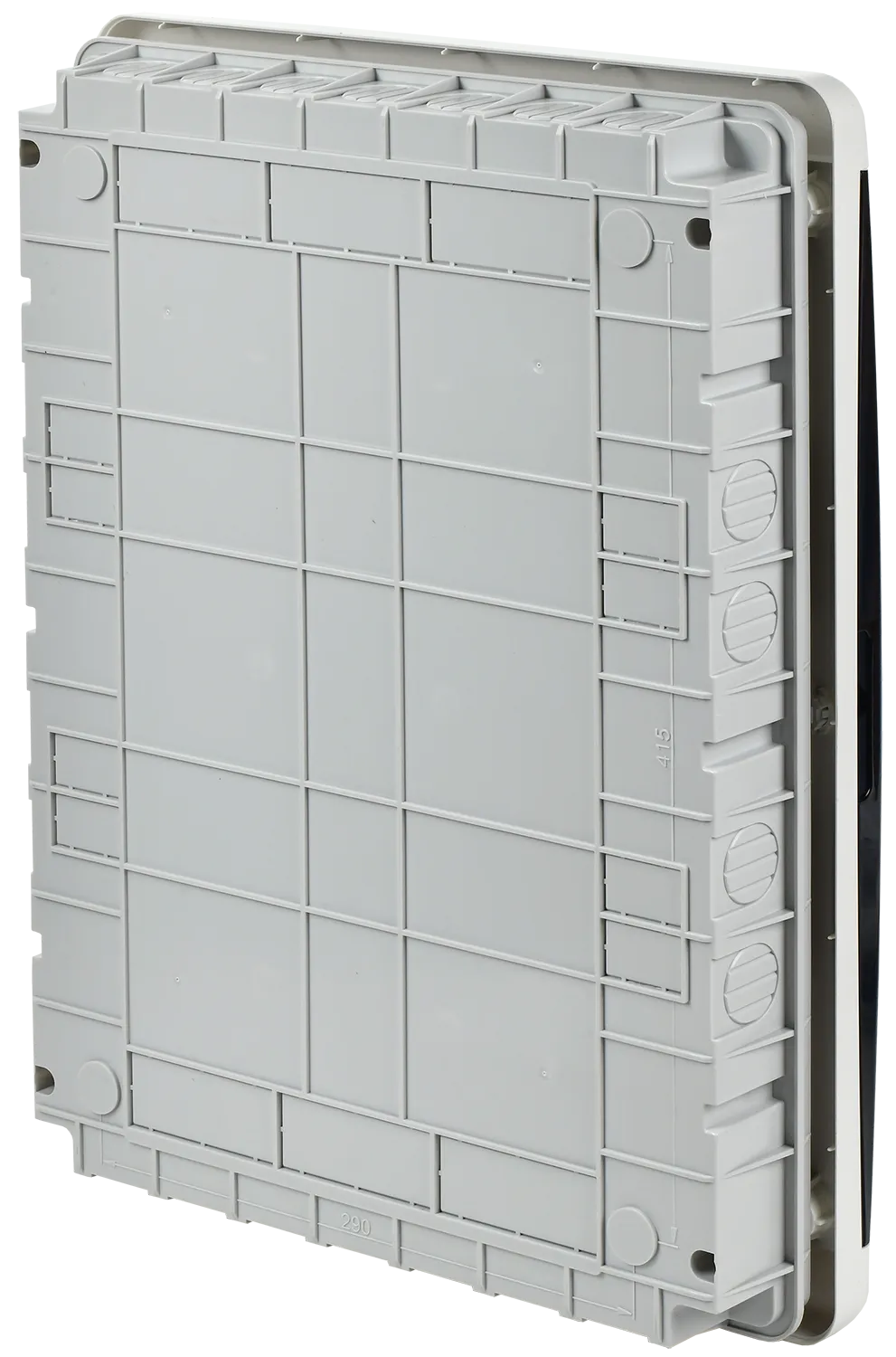 TEKFOR Корпус пластиковый ЩРВ-П-54 IP41 черная прозрачная дверь IEK - Фото 3