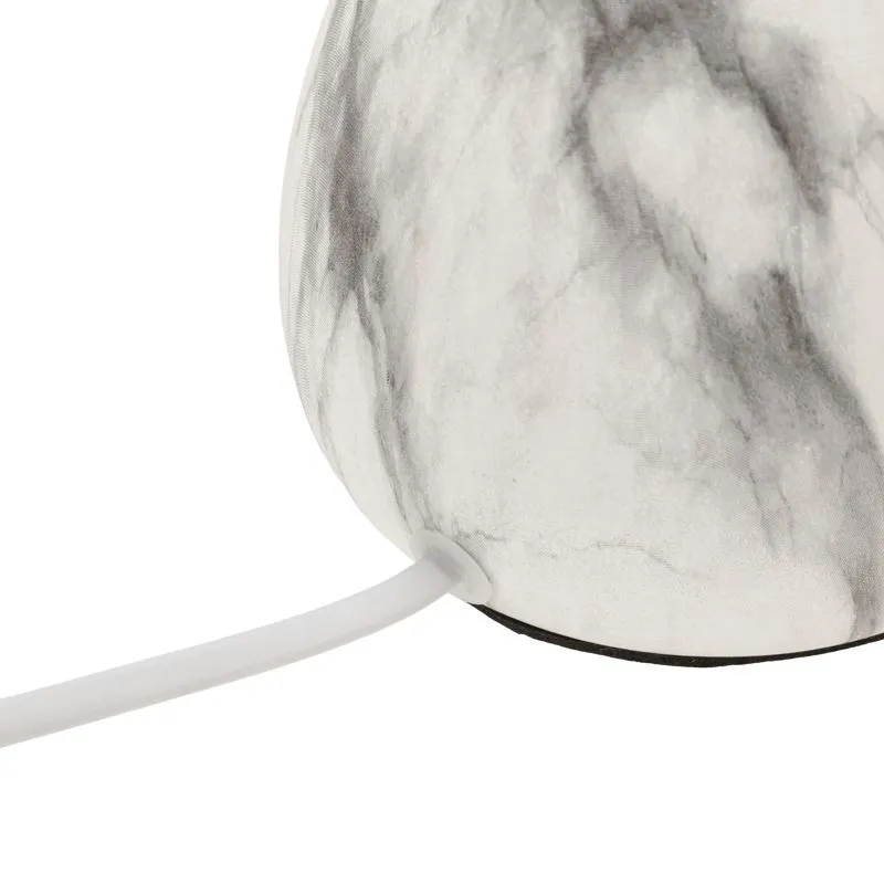 Светильник декоративный настольный Форте с основанием цвета мрамор с белым абажуром, с цоколем Е14, 40 Вт, REXANT - Фото 5