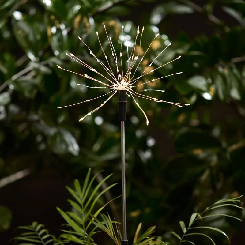 Светильник грунтовый Одуванчик малый 3000К, со встроенным аккумулятором, солнечной панелью, датчиком освещенности LAMPER - Фото 4