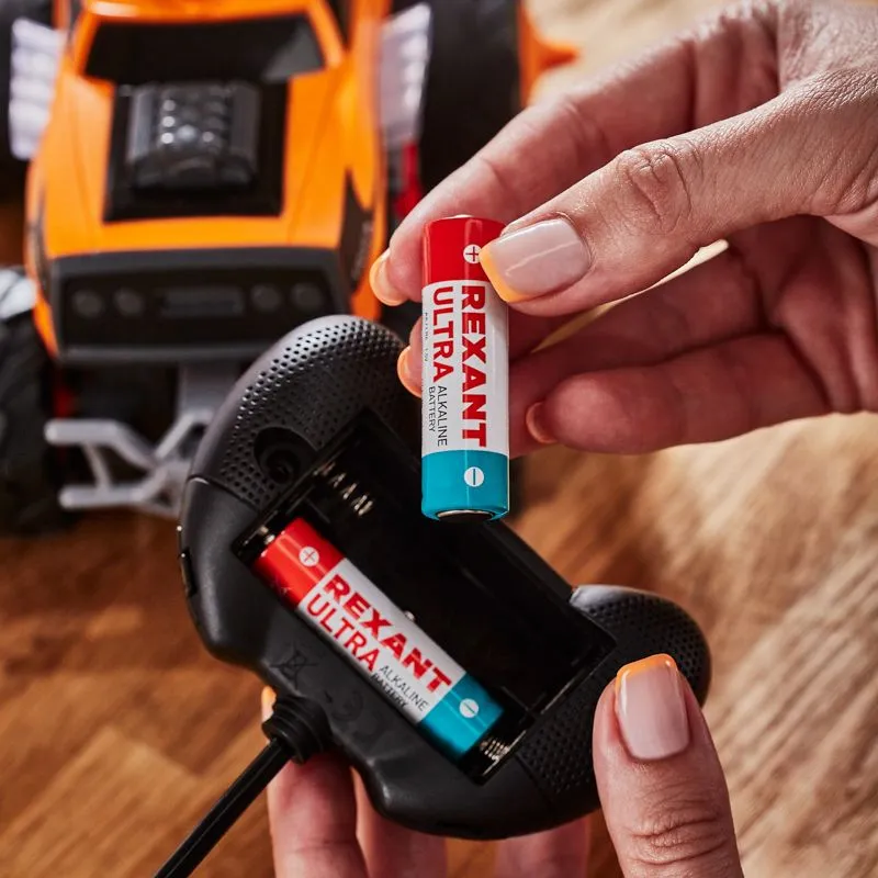 Батарейка алкалиновая ультра AA/LR6, 1,5В, 2 шт, блистер REXANT - Фото 2