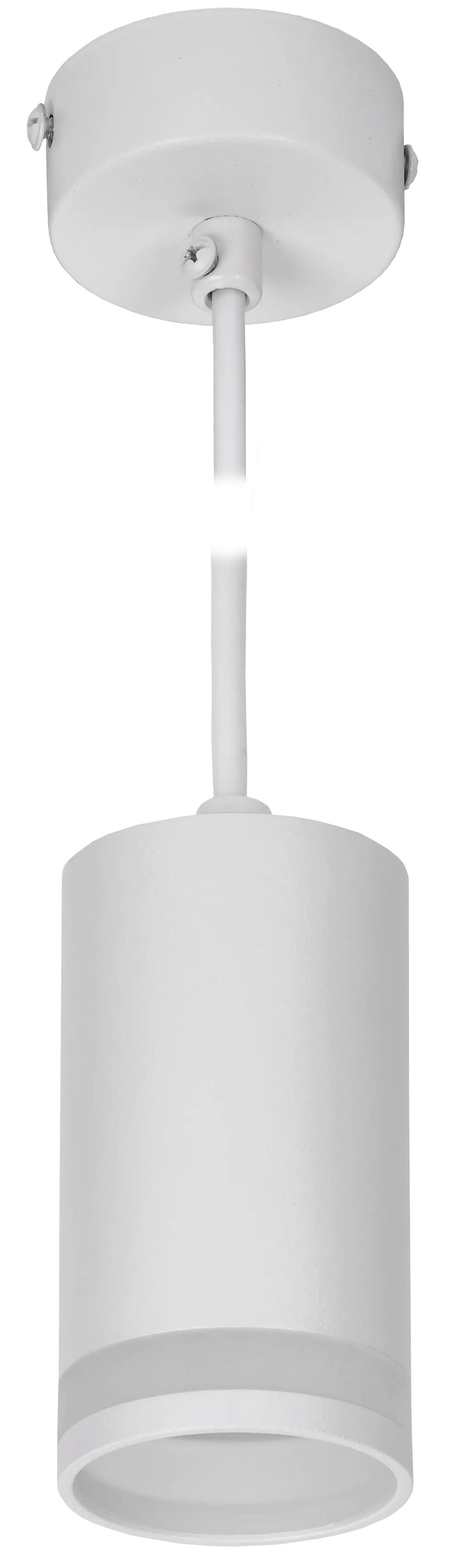 LIGHTING Светильник 4007 подвесной под лампу GU10 белый IEK