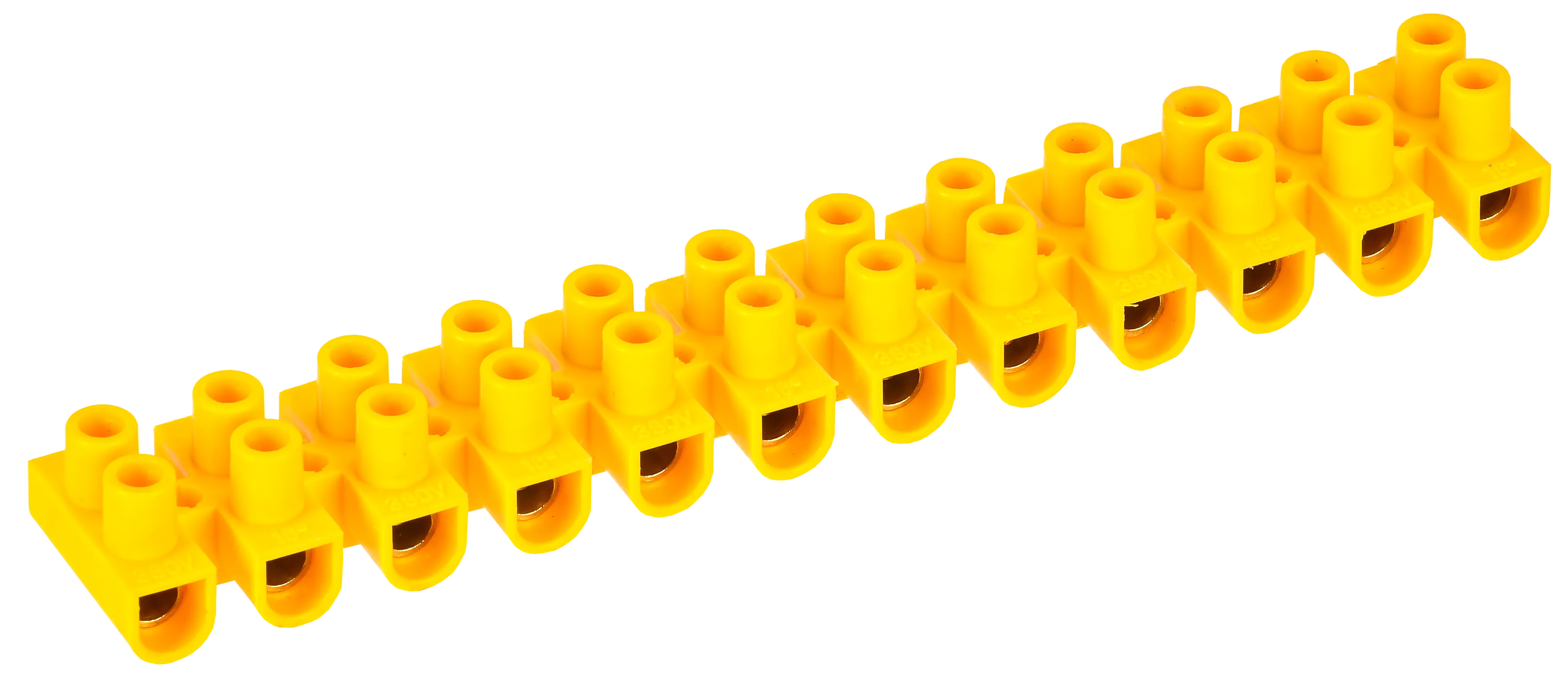 Зажим контактный винтовой ЗВИ-30 н/г 6,0-16мм2 12пар желтый IEK