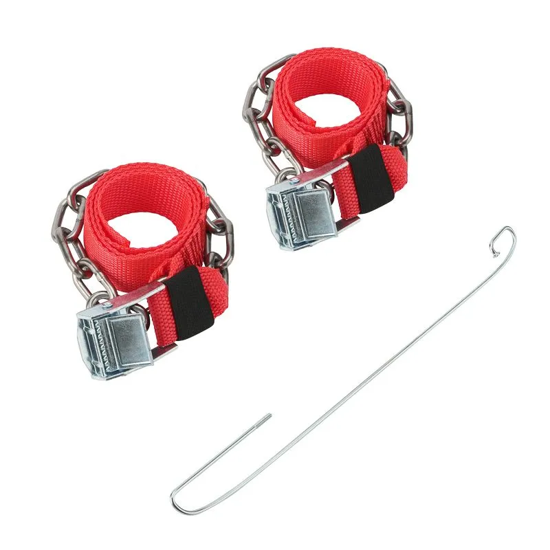 Цепи (браслеты) противоскольжения для легковых автомобилей, однорядные, 2 шт. REXANT