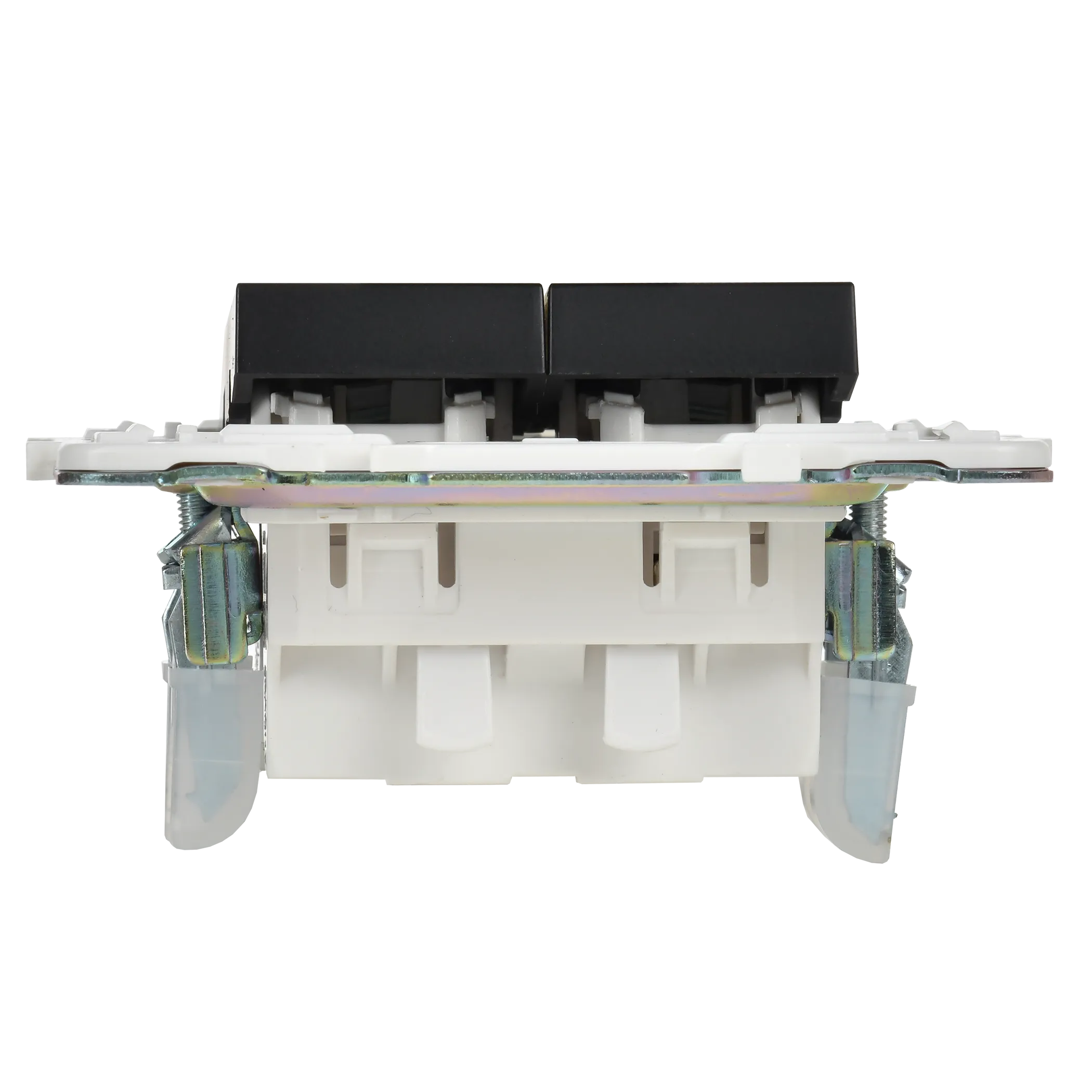 SKANDY Выключатель 2-клавишный 10А SK-V04Bl черный IEK - Фото 6