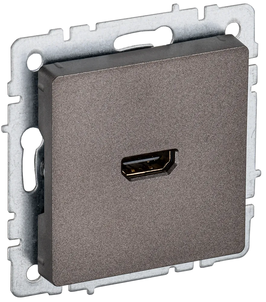 BRITE Розетка HDMI РHDMI-0-БрТБ темная бронза IEK BR-H10-K45