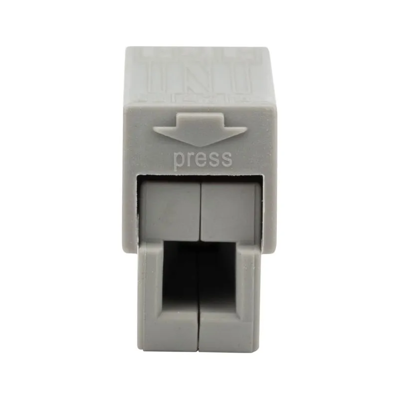 Строительно-монтажная клемма СМК 224-112 для светильника на 2 проводника 1.0-2.5/0.5-2.5 мм², белая (5 шт./уп.) REXANT - Фото 4