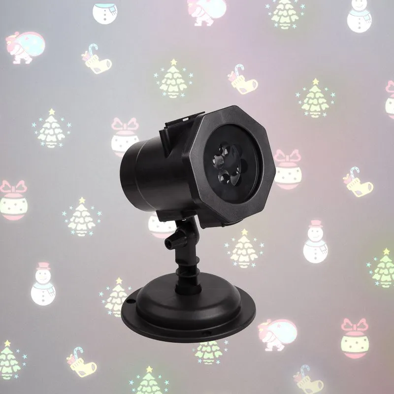 LED проектор, 12 сменных слайдов, цвет RGBW, 12В - Фото 3