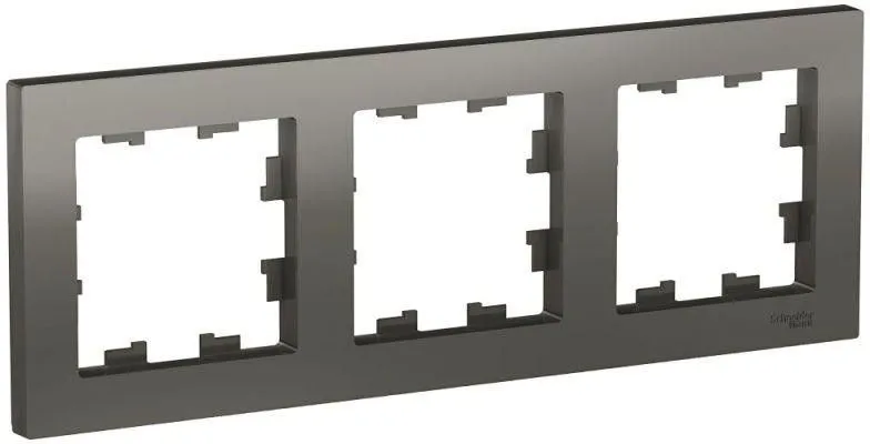 Рамка 3-м AtlasDesign универс. сталь SE ATN000903