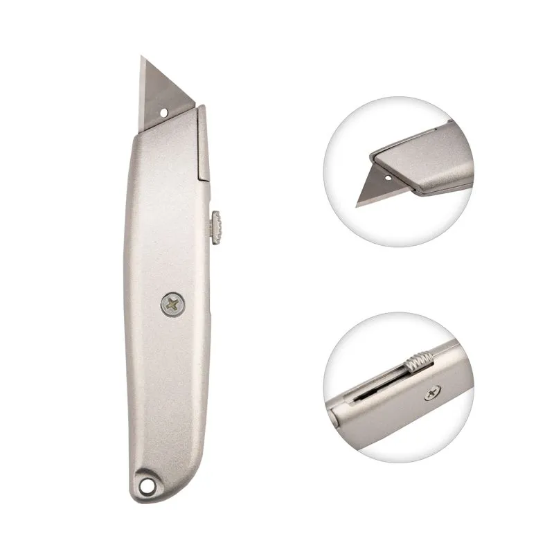 Нож с трапециевидным выдвижным лезвием REXANT - Фото 3