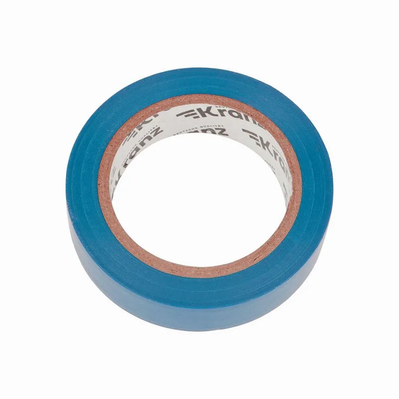 Изолента ПВХ 0,13х15мм, 10м, синяя KRANZ - Фото 4