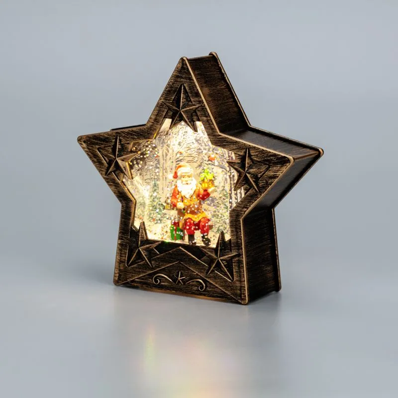 Светильник декоративный (фигура) Звезда с эффектом снегопада и подсветкой NEON-NIGHT - Фото 2
