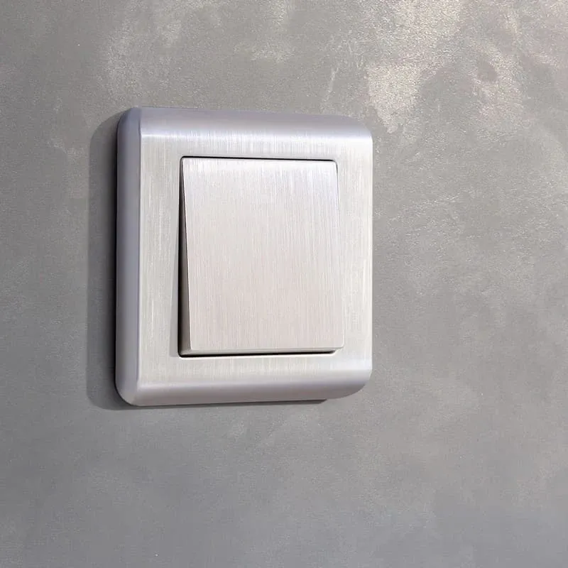 Выключатель одноклавишный проходной (перламутровый рифленый) Werkel - Фото 3