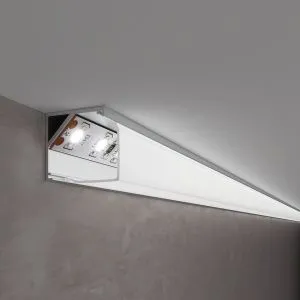 Профиль квадратный угловой алюминиевый для светодиодной ленты LL-2-ALP009 Elektrostandard a041814