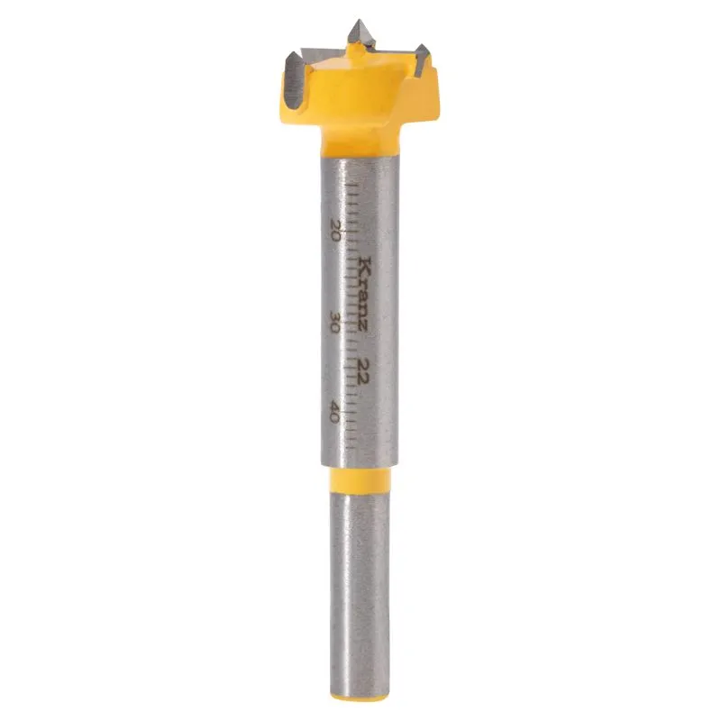 Сверло Форстнера по дереву, 22мм, цилиндрический хвостовик KRANZ - Фото 3