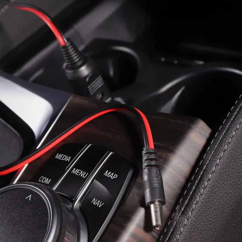 Автозарядка с индикатором (разъем 2.1х5.5) (АЗУ) шнур прямой 1.5 м REXANT - Фото 2