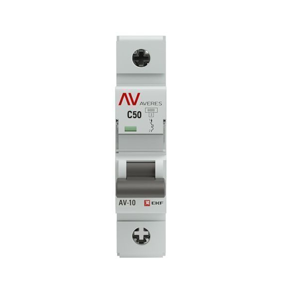 AV-10 1P 50A (C) 10kA EKF AVERES