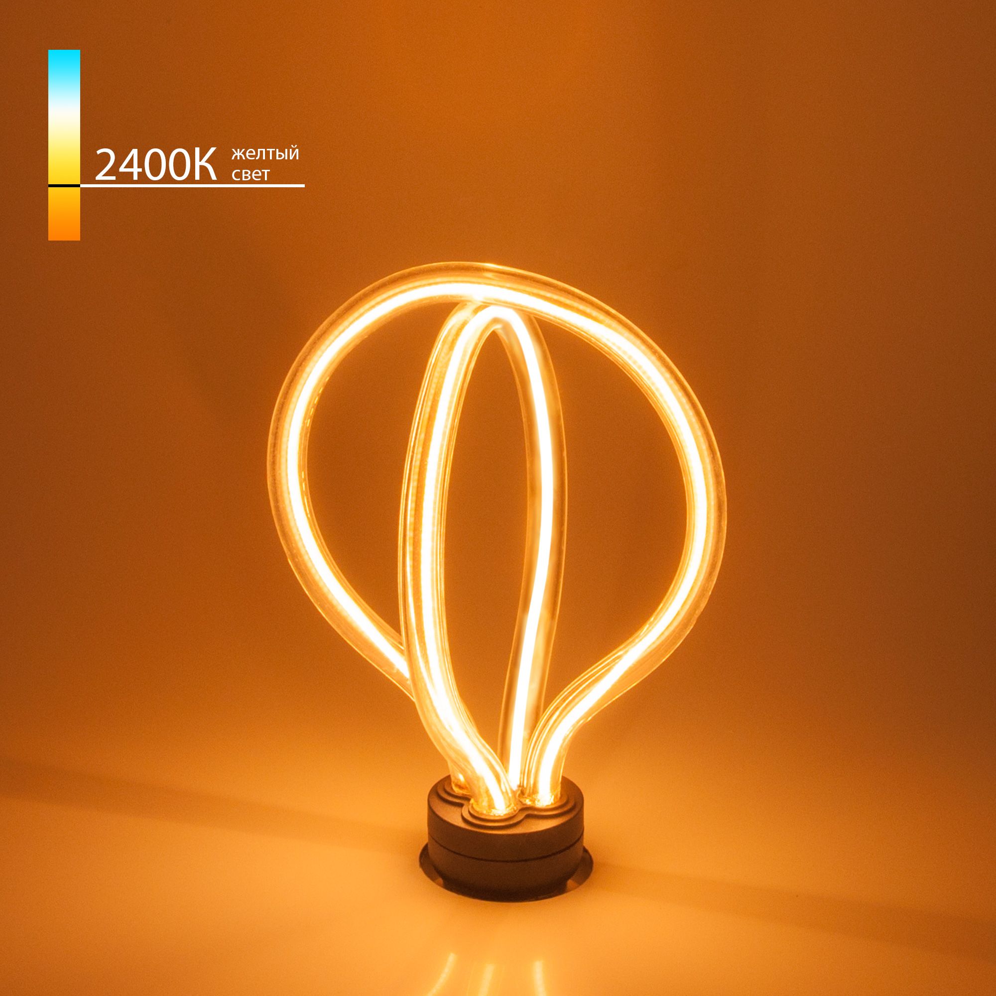 Лампа светодиодная филаментная Art filament 8W 2400K E27 BL151 Elektrostandard