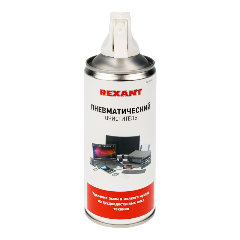 Пневматический очиститель (Сжатый воздух) DUST OFF, 520мл (400мл), аэрозоль REXANT