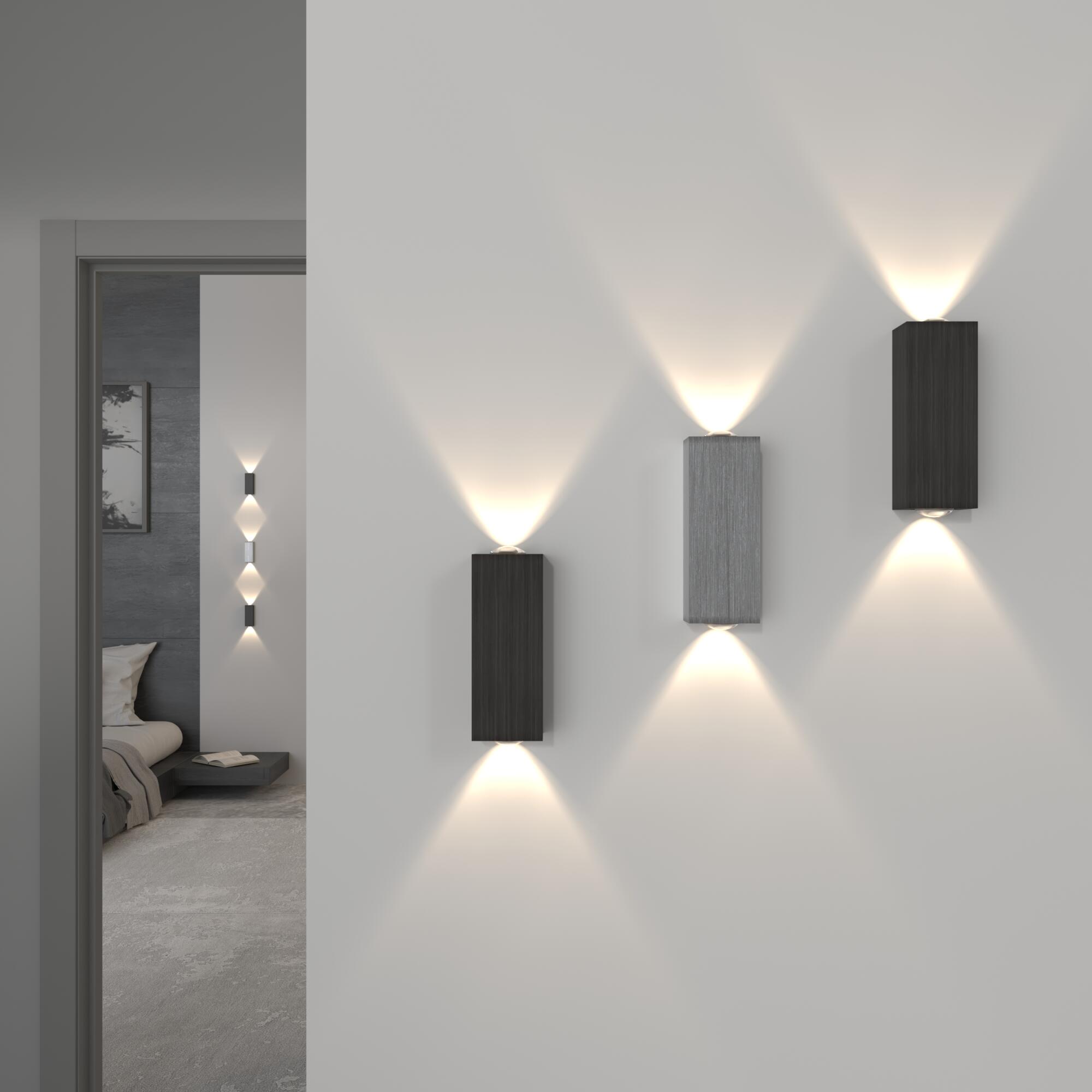 Светильник светодиодный настенный Petite LED 40110/LED черный Elektrostandard - Фото 5