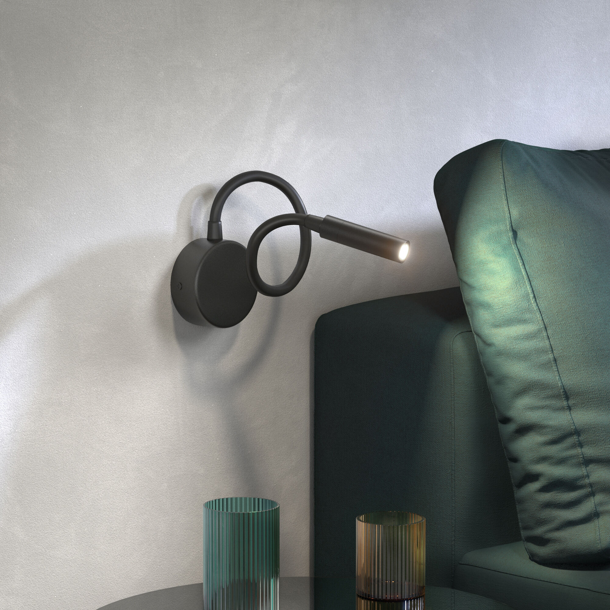Светильник светодиодный настенный BARD 40117/LED черный Elektrostandard - Фото 4