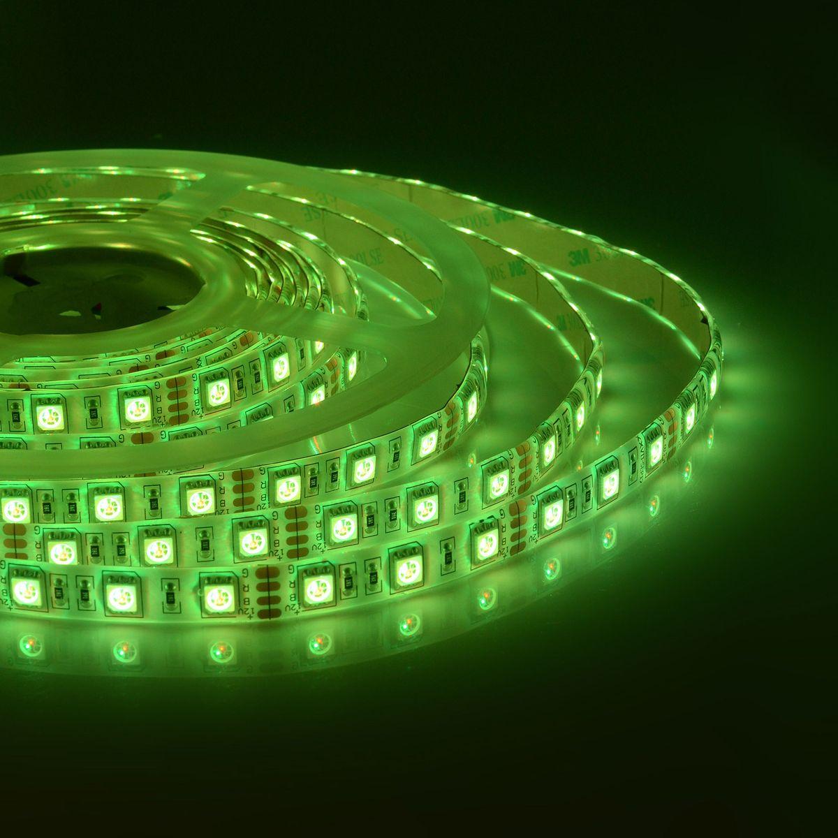 Лента светодиодная СТ smd5050 60д/м 12В IP65 5м RGB Apeyron - Фото 24