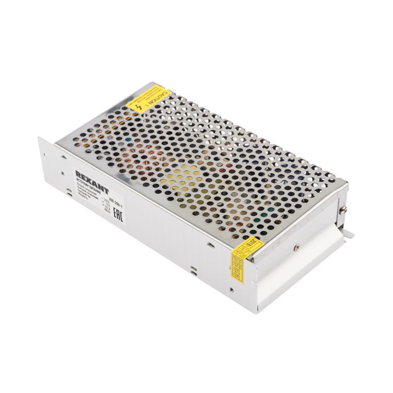 Источник питания AC 175-250V/DC 12V 16,7A 200W с разъемами под винт (IP20) - Фото 3