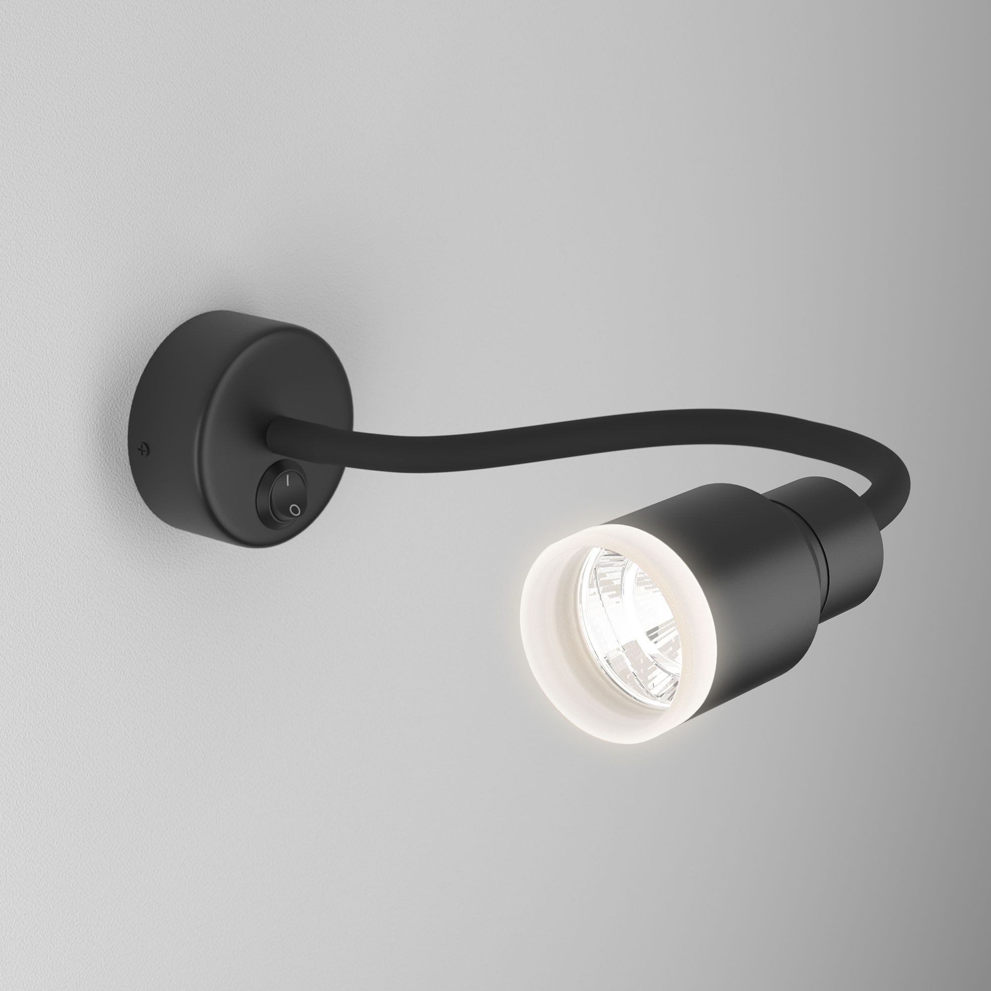 Светильник светодиодный настенный с гибким корпусом Molly LED MRL LED 1015 черный Elektrostandard - Фото 3