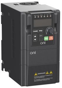 Преобразователь частоты A150 220В 1Ф 0,4кВт 3А ONI