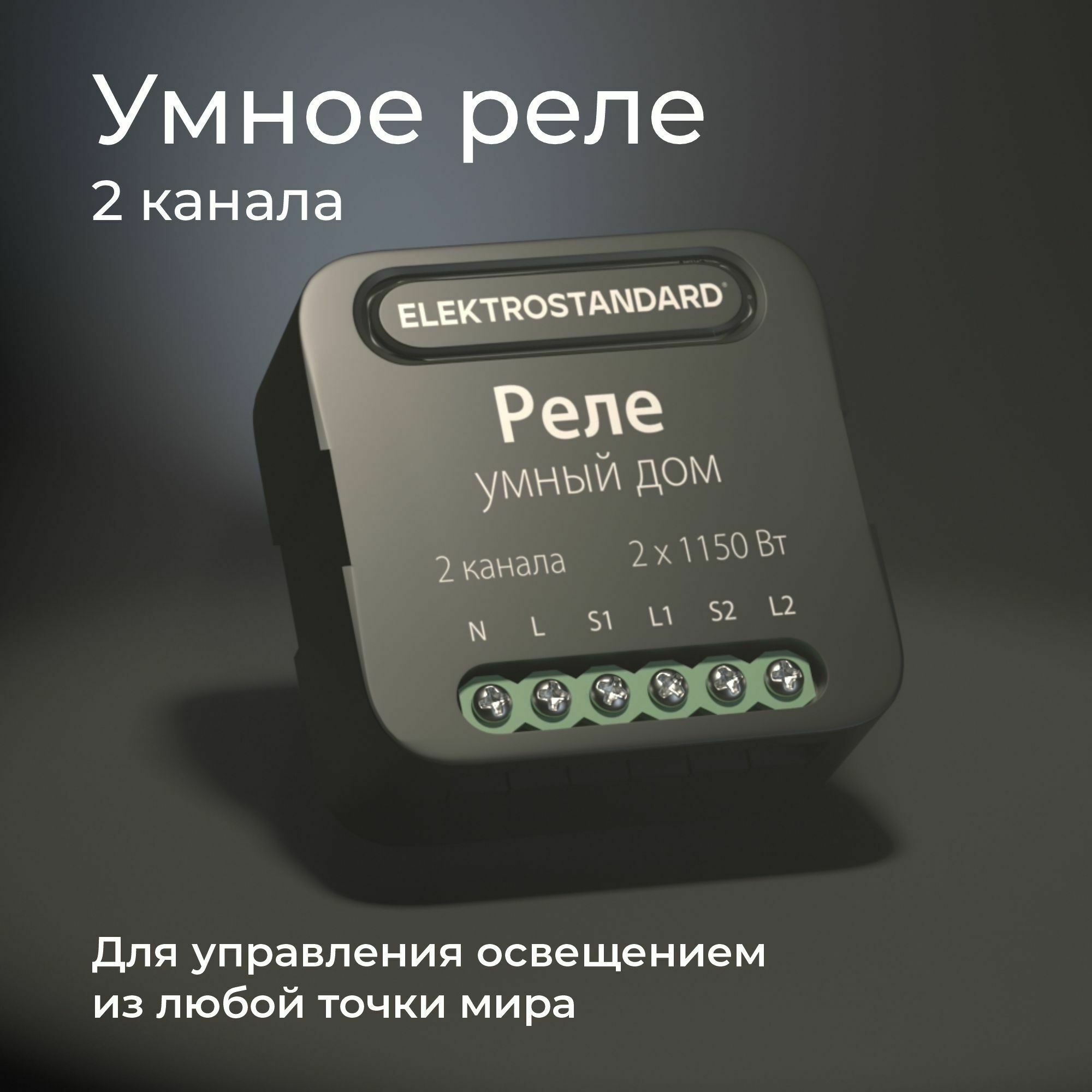 Умное двухканальное реле 76007/00 Elektrostandard - Фото 2
