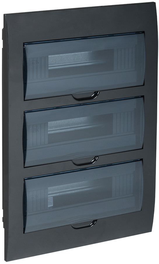 KREPTA 3 Корпус пластиковый ЩРВ-П-36 IP41 черный IEK