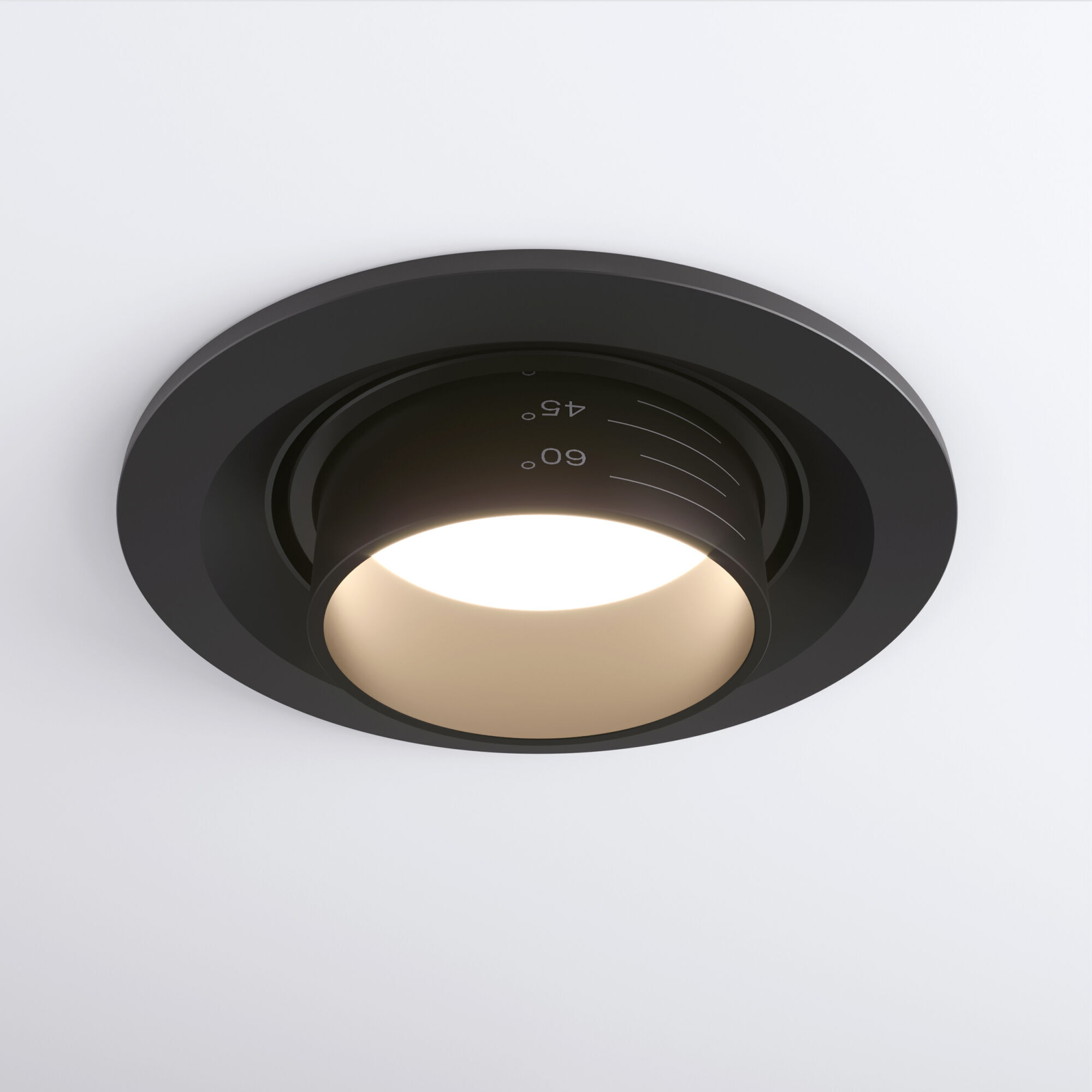 Светильник светодиодный встраиваемый с регулировкой угла освещения 9920 LED 15W 4200K черный Elektro - Фото 3