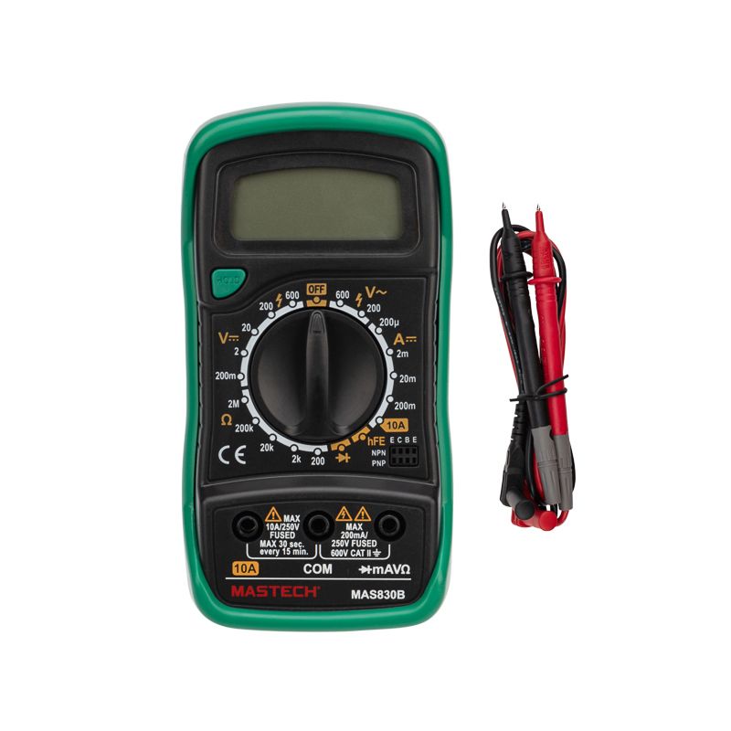 Портативный мультиметр MAS830B MASTECH - Фото 4