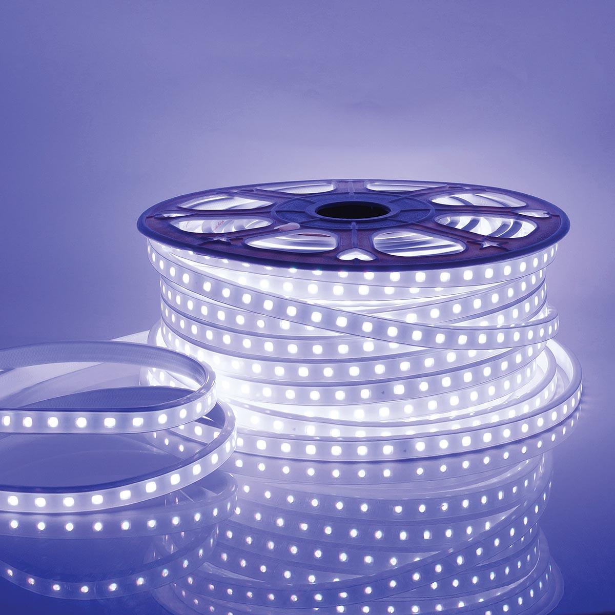 Лента светодиодная СТ smd5050 60д/м 220В IP65 50м RGB Apeyron - Фото 8