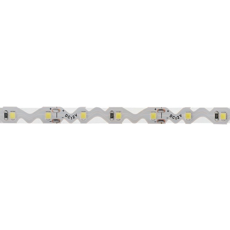 Лента светодиодная 12В, SMD2835, 60 LED/м, 6000К, 6мм, 5м, S-образная плата, IP20 LAMPER - Фото 2