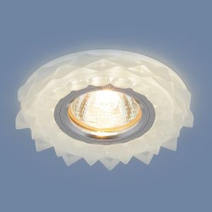 Встраиваемый точечный светильник с LED подсветкой 2209 MR16 Matt Ice матовый лед Elektrostandard