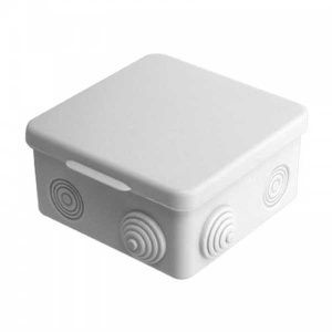 Коробка распаячная для о/п 100х100х50мм IP54, 8 входов (48шт) - КМ-234 GE41256
