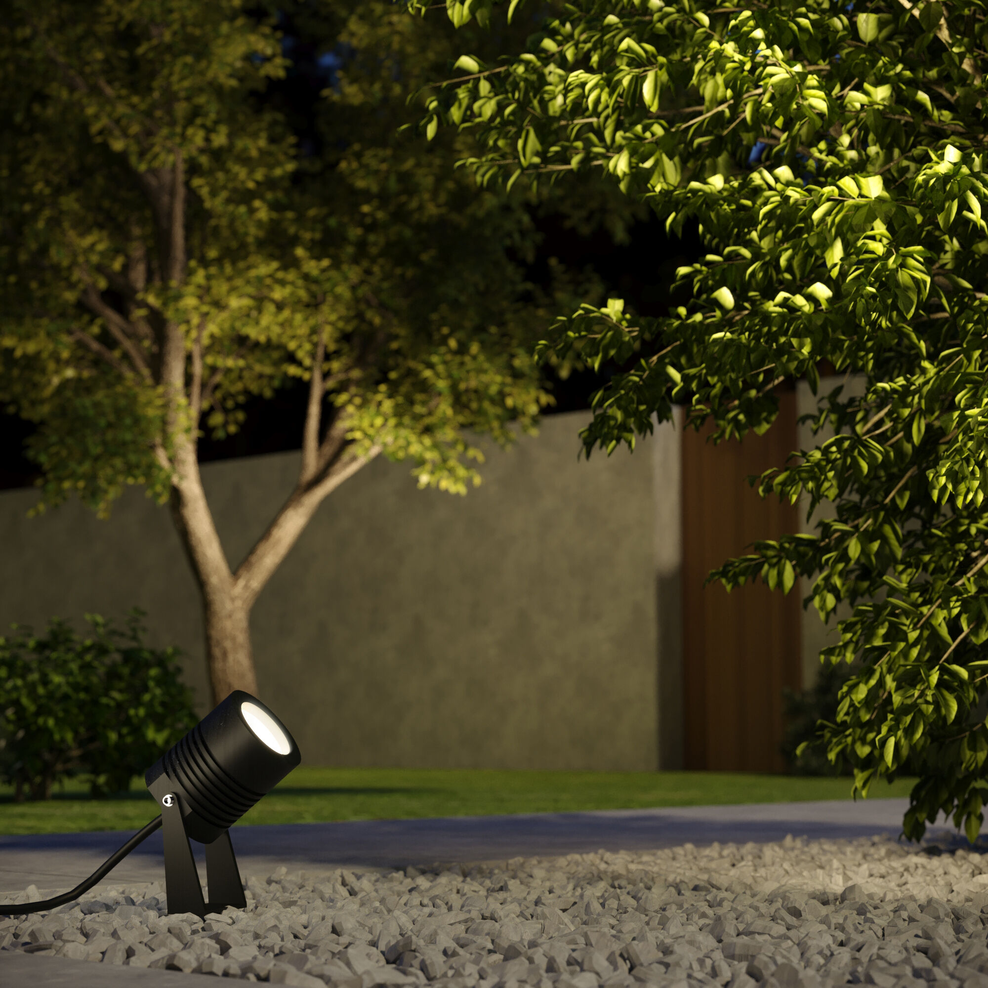 Светильник садово-парковый со светодиодами Landscape LED 043 FL LED черный Elektrostandard - Фото 5