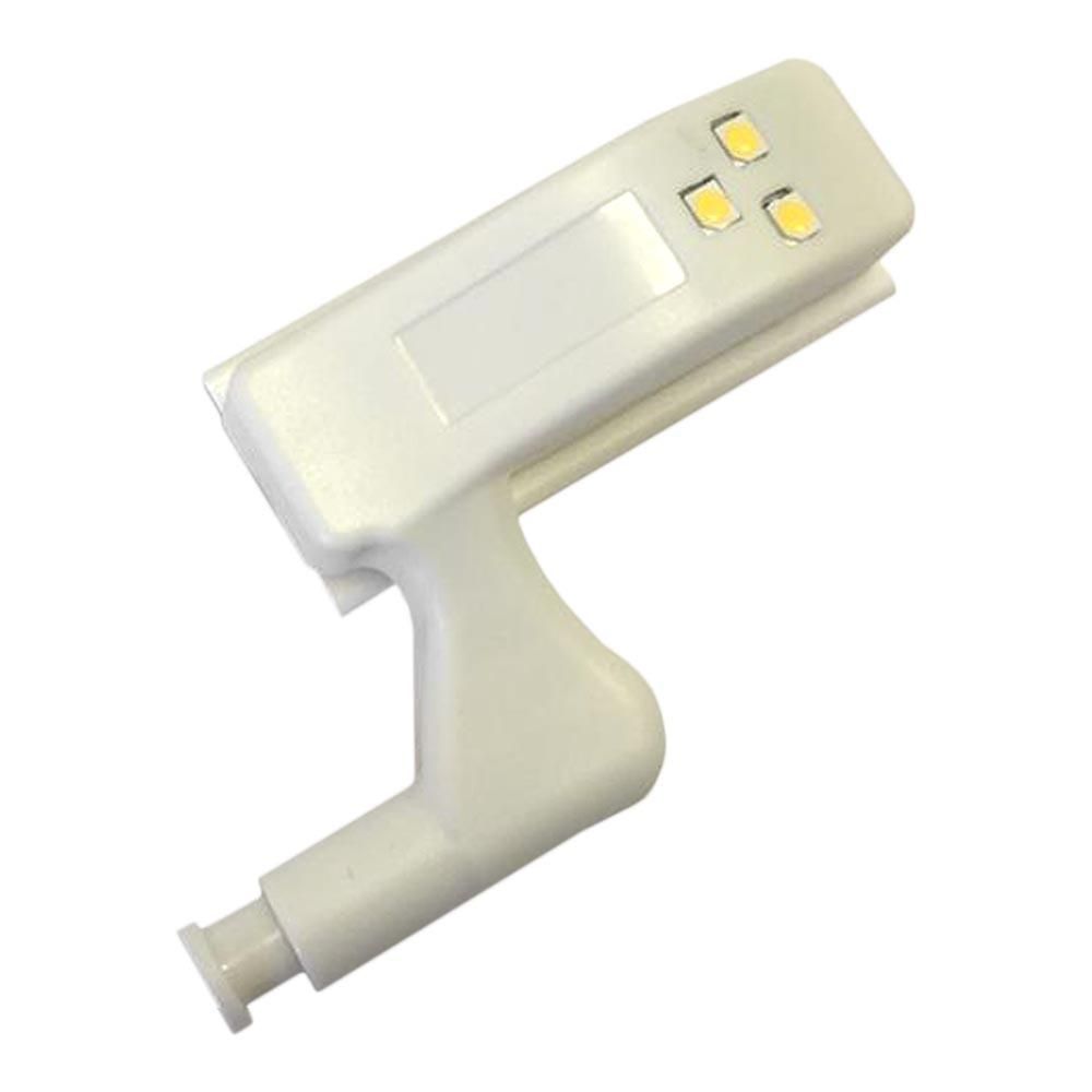 Светодиодная подсветка мебели (накладка на петлю) SMD3528, 12 В, 0,3 Вт, ДБ, белая - Фото 4