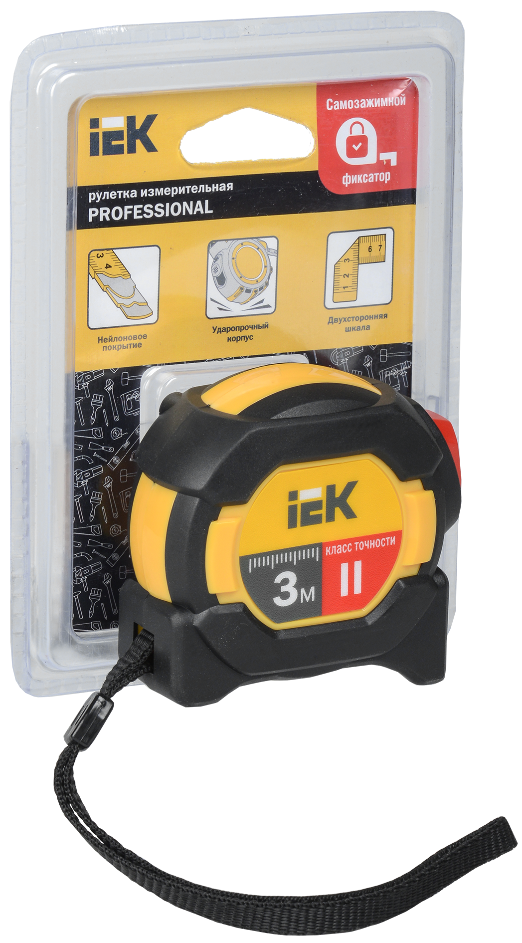 Рулетка измерительная PROFESSIONAL 3м IEK - Фото 2