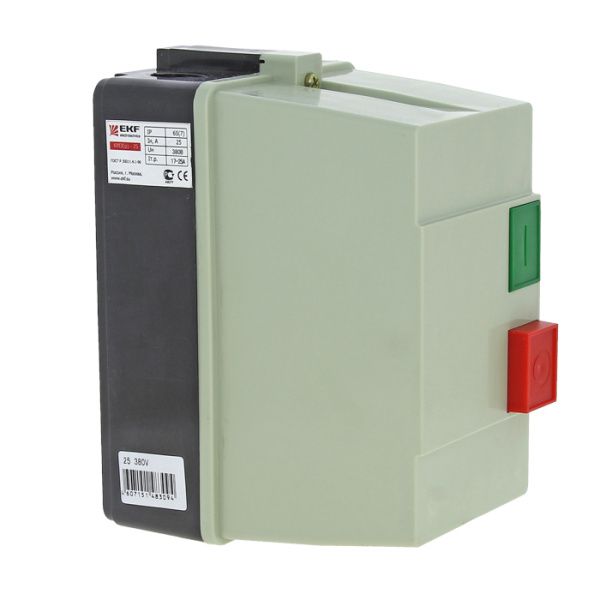 Пускатель в корпусе КМЭ 25А 230В с РТЭ Ir-17-25А IP65 EKF - Фото 2